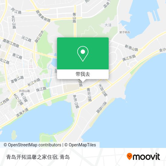 青岛开拓温馨之家住宿地图