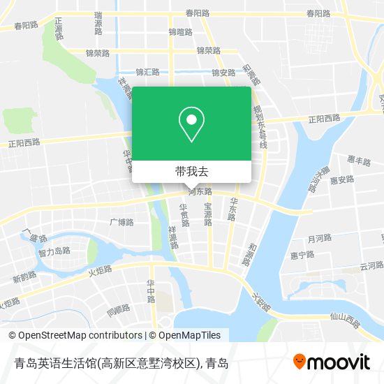 青岛英语生活馆(高新区意墅湾校区)地图