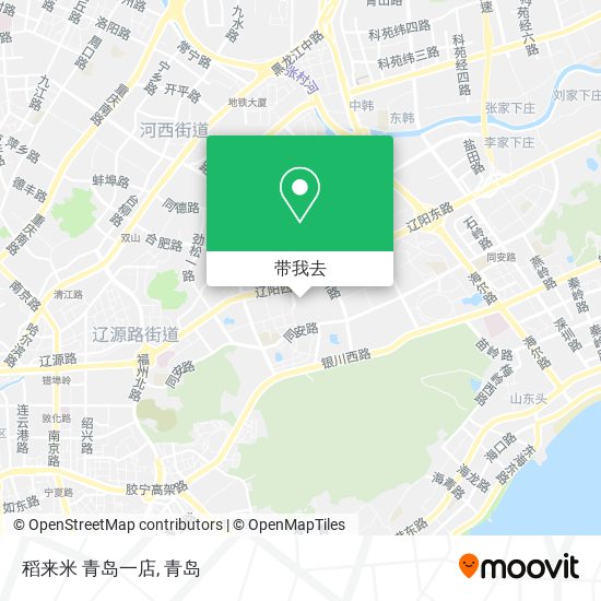 稻来米  青岛一店地图