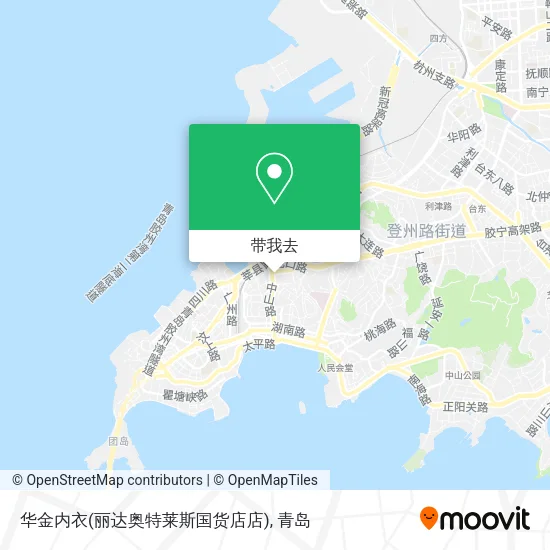 华金内衣(丽达奥特莱斯国货店店)地图