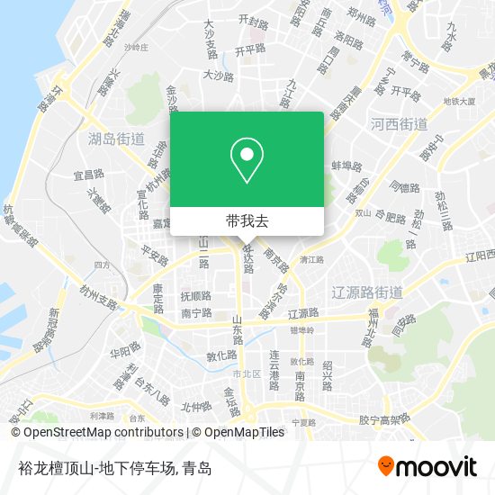 裕龙檀顶山-地下停车场地图