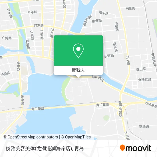 娇雅美容美体(龙湖滟澜海岸店)地图
