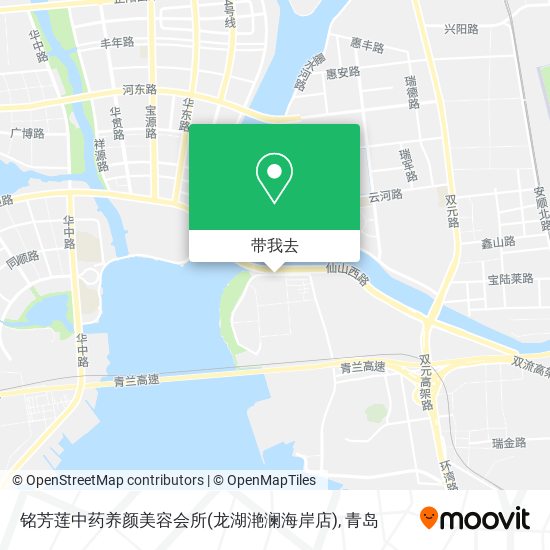 铭芳莲中药养颜美容会所(龙湖滟澜海岸店)地图