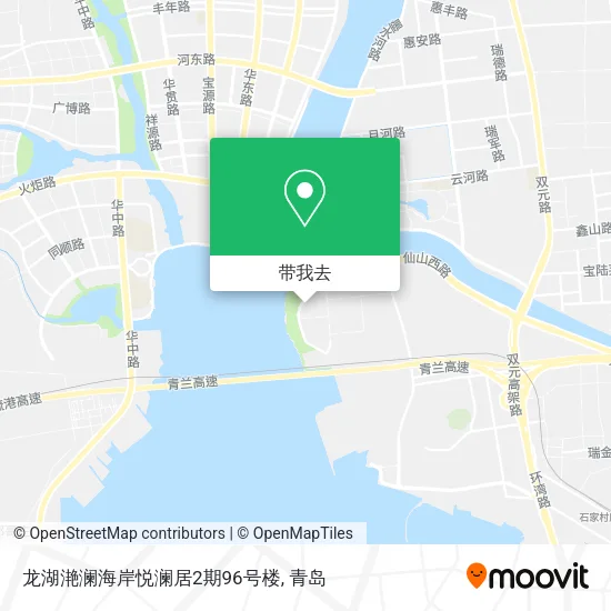龙湖滟澜海岸悦澜居2期96号楼地图