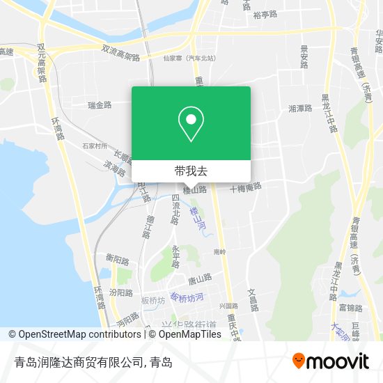 青岛润隆达商贸有限公司地图