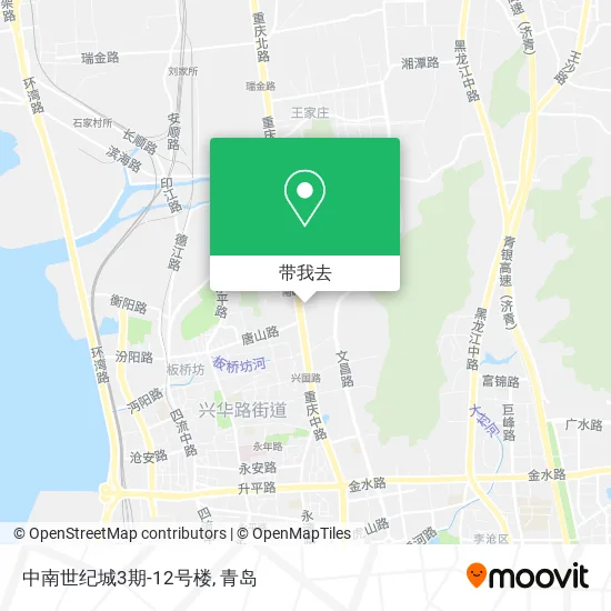 中南世纪城3期-12号楼地图