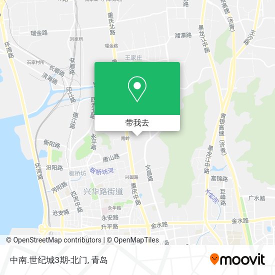 中南.世纪城3期-北门地图