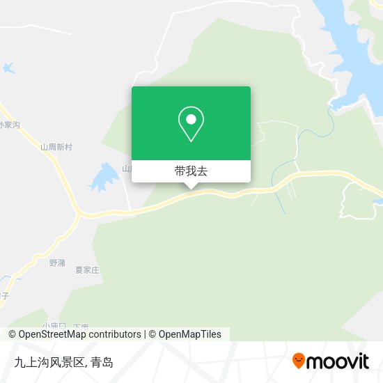 九上沟风景区地图