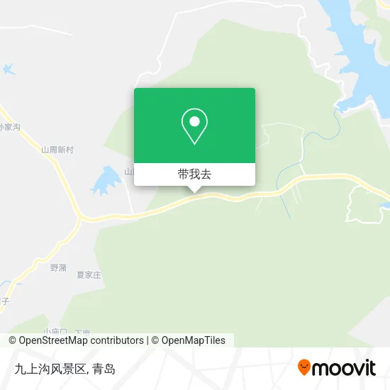 九上沟风景区地图