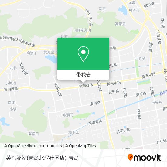 菜鸟驿站(青岛北泥社区店)地图