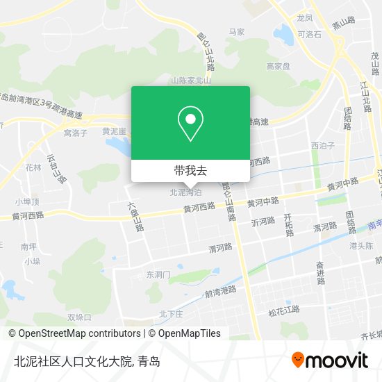北泥社区人口文化大院地图