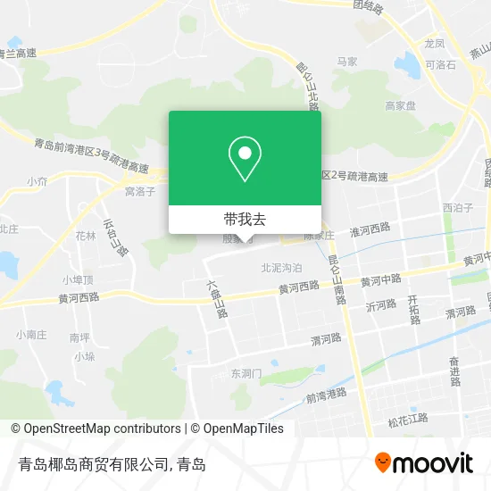 青岛椰岛商贸有限公司地图