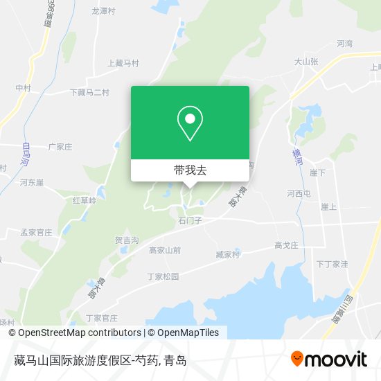 藏马山国际旅游度假区-芍药地图