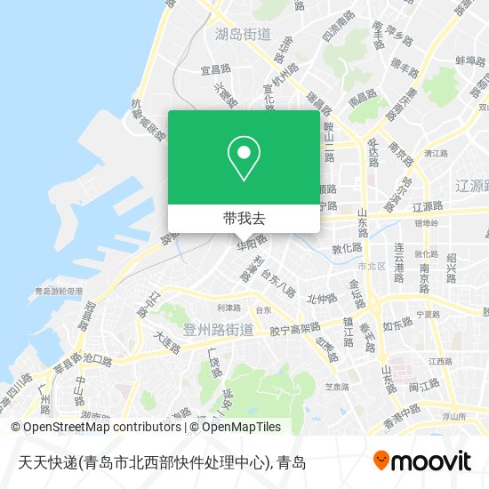 天天快递(青岛市北西部快件处理中心)地图