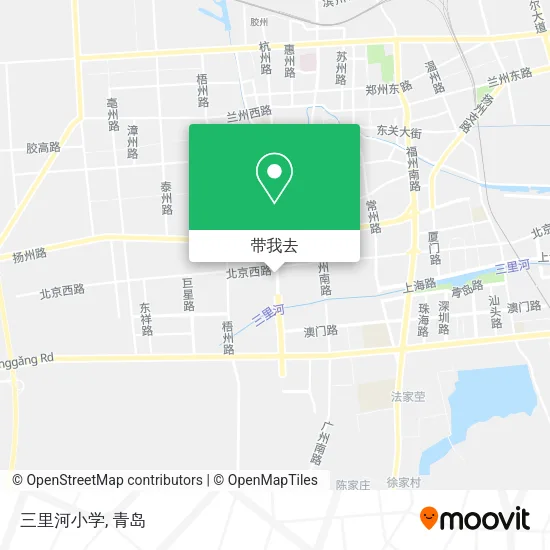 三里河小学地图