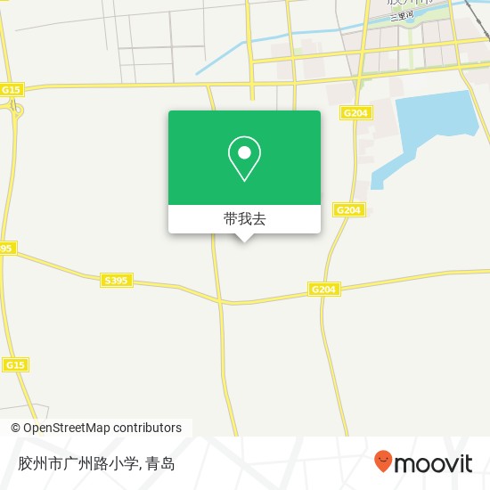 胶州市广州路小学地图