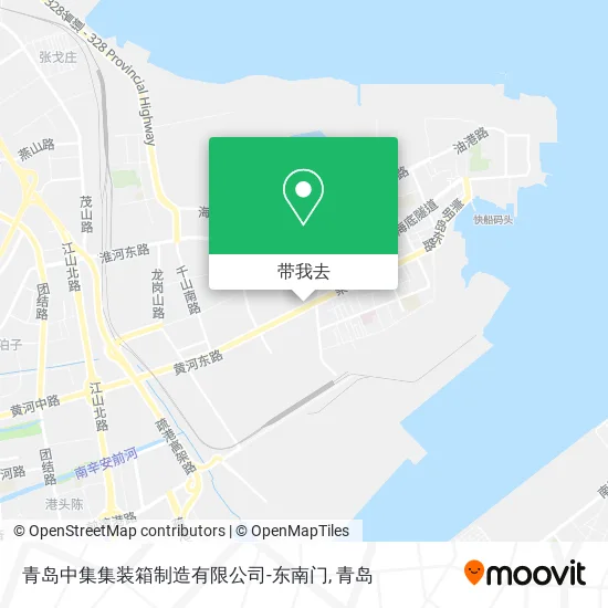 青岛中集集装箱制造有限公司-东南门地图