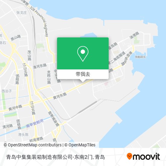 青岛中集集装箱制造有限公司-东南2门地图