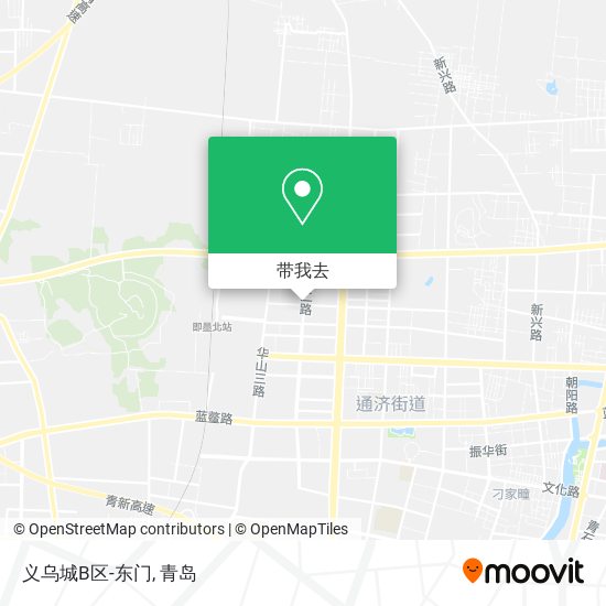 义乌城B区-东门地图