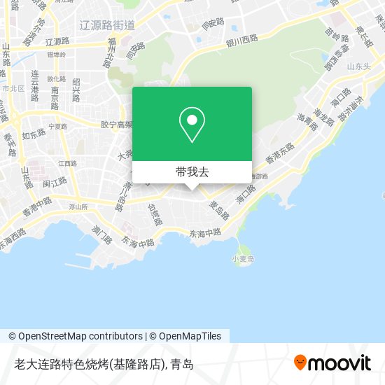 老大连路特色烧烤(基隆路店)地图