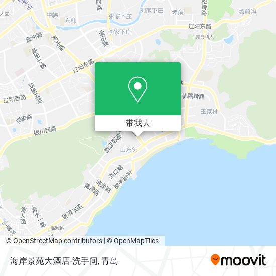 海岸景苑大酒店-洗手间地图