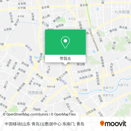 中国移动(山东·青岛)云数据中心-东南门地图