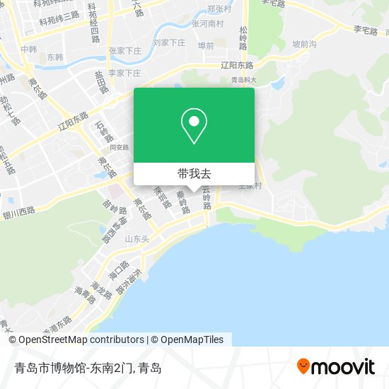 青岛市博物馆-东南2门地图