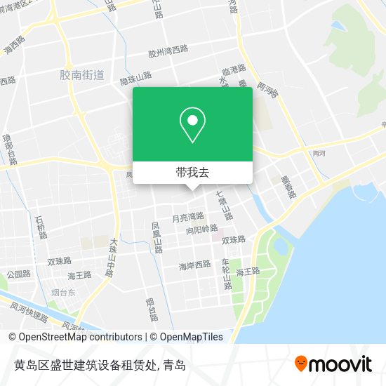 黄岛区盛世建筑设备租赁处地图