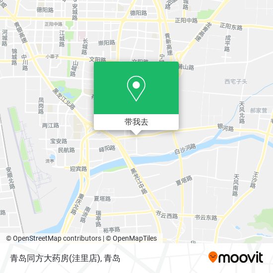 青岛同方大药房(洼里店)地图