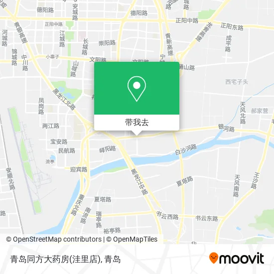 青岛同方大药房(洼里店)地图
