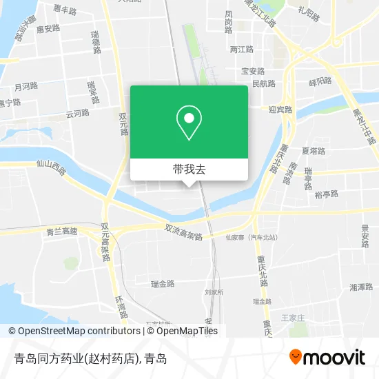 青岛同方药业(赵村药店)地图