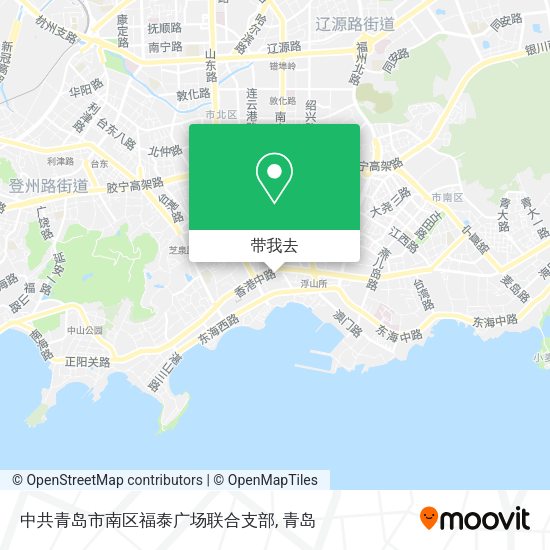 中共青岛市南区福泰广场联合支部地图