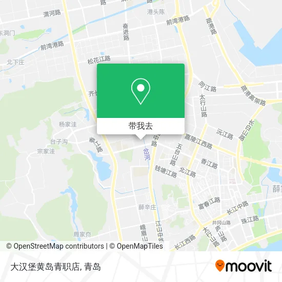 大汉堡黄岛青职店地图