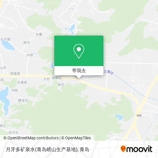 月牙多矿泉水(青岛崂山生产基地)地图