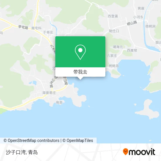 沙子口湾地图