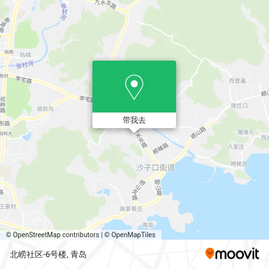 北崂社区-6号楼地图