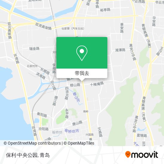 保利·中央公园地图
