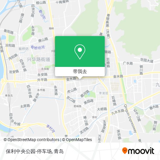 保利中央公园-停车场地图