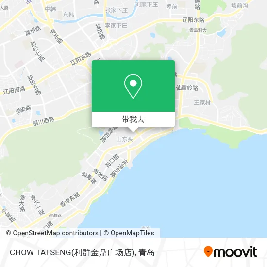 CHOW TAI SENG(利群金鼎广场店)地图