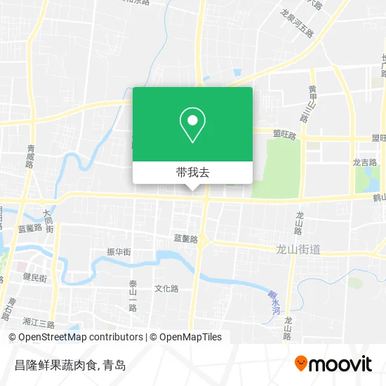 昌隆鲜果蔬肉食地图