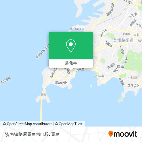 济南铁路局青岛供电段地图