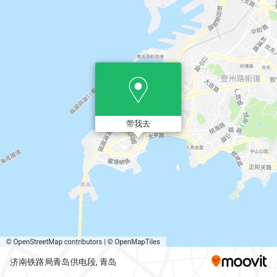 济南铁路局青岛供电段地图