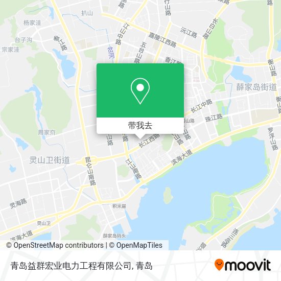 青岛益群宏业电力工程有限公司地图