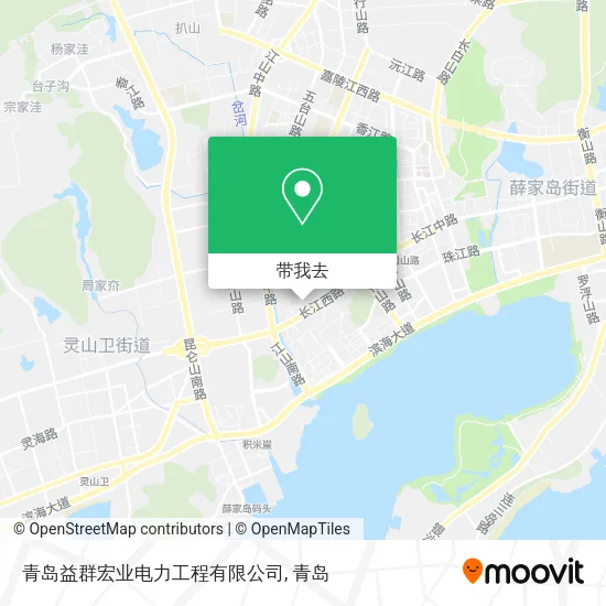 青岛益群宏业电力工程有限公司地图