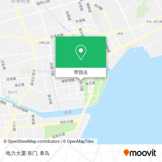 电力大厦-东门地图