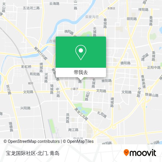 宝龙国际社区-北门地图