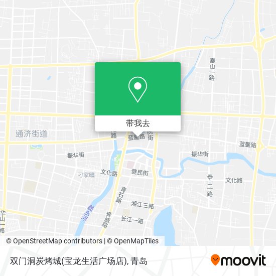 双门洞炭烤城(宝龙生活广场店)地图