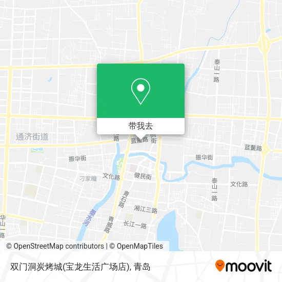 双门洞炭烤城(宝龙生活广场店)地图