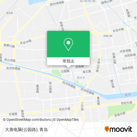 大唐电脑(公园路)地图