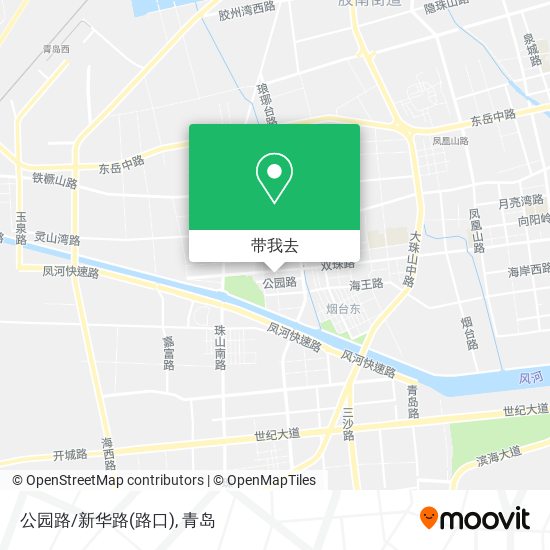 公园路/新华路(路口)地图